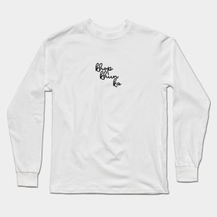 khop khun ka - black Long Sleeve T-Shirt